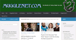 Desktop Screenshot of mugglenet.com